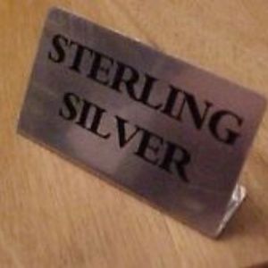 Sterling silver earrings